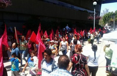 El Ayuntamiento de Hermosillo responde con mentiras, calumnias y manda provocadores al plantón antorchista 