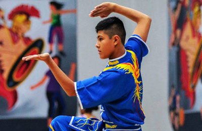 Chimalhuacano viaja a China para competir en mundial de Wushu 