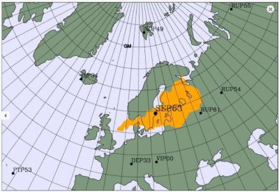 Aumento de radioactividad humana en Europa