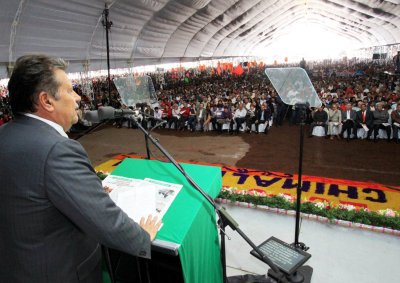 Presentó enormes logros el alcalde de Chimalhuacán