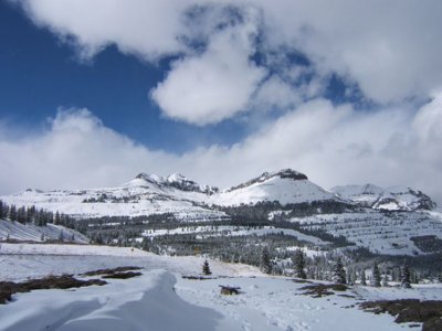 Reportan nieve en la sierra de Durango