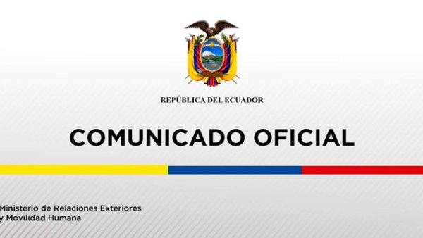 Ecuador rechaza informe sobre DD.HH. publicado por EEUU