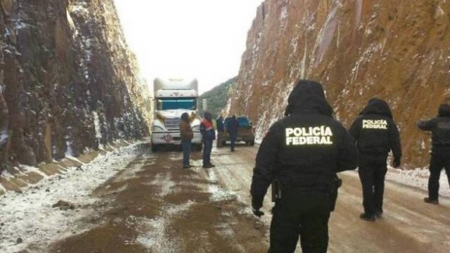 Primera nevada en tres municipios de Chihuahua