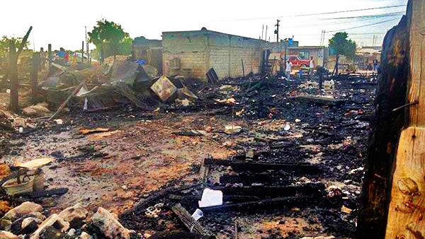 Torreón: incendio en colonia deja a 10 familias en la calle
