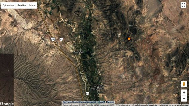 Nuevo sismo en Chihuahua, de 4.1 grados Richter