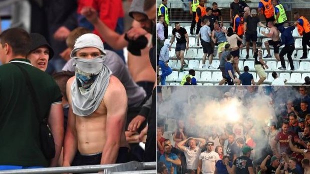 Euro 2016: actos de violencia en el Inglaterra-Rusia