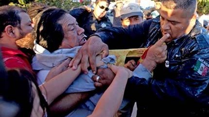 Mnda Senado a investigar violencia ejercida por el gobierno municipal de Juárez durante una manifestación