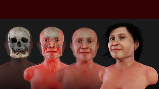 Este es el rostro de una mujer que murió hace 14 mil años en una cueva en México